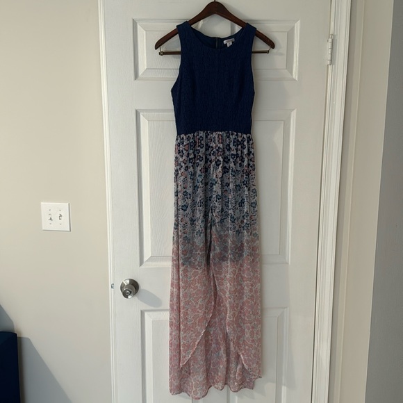 Xhiliration High Low Floral Dress - Picture 1 of 7